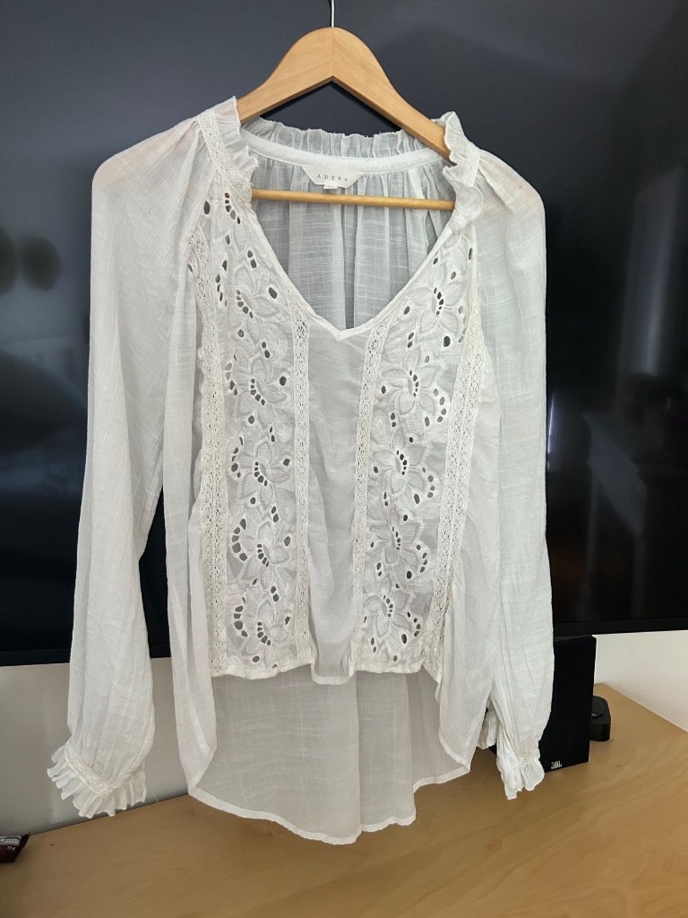 Adiva 100% COTTON White eyelet GORGEOUS L
